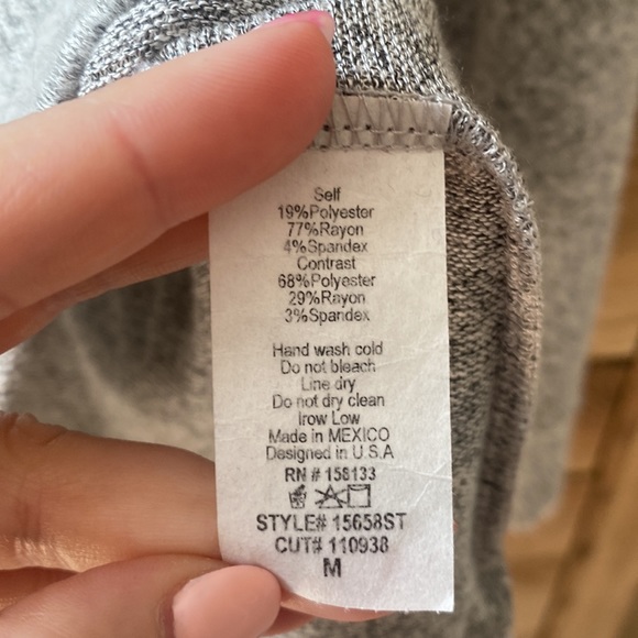 Pink Clover - Ameya Brushed Knit Top - Grey - Medium - Picture 5 of 5